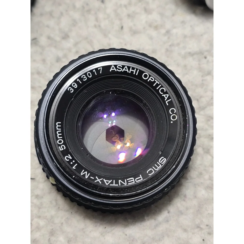 Canon 18-55mm Tamron 70-220mm Pentax 50mm Camera Lens Bundle Parts Only